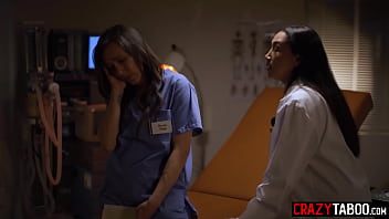 Preview 2 of Khasi Sex Porn Video - Panic nurse Sinn Sage asked doctor Vicki Chase for the help and big ass Latina used her nurse