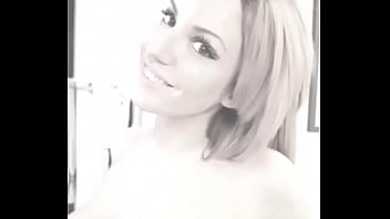 Preview 4 of Tattoo Girl Strip Solo - Amiga tetona - Friend Shaking boobs