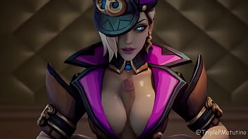 Preview 4 of Bokep Istri Indo - 3D Animated Paizuri titty fuck tit fuck Compilation