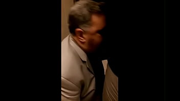 Preview 3 of Cum Eating Indians - Suited blows in public toilet