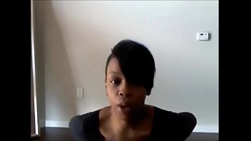 Preview 1 of Clitor Cum - Black girl shakes her huge fat ass on webcam