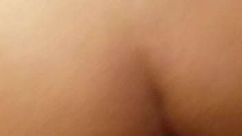 Preview 2 of Hot Moms Teacher - black top cum on white bottom ass