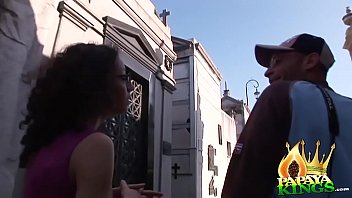 Preview 1 of Aunt Fuck Nepfew - Ramone and his girlfriend finds booty in Argentina