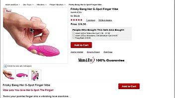 Preview 2 of Indian Housefull - The Pink Frisky Bang Her G-Spot Finger Vibrator