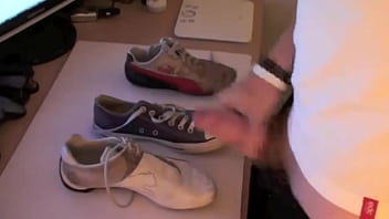 Preview 2 of Fuck Korea Girl - cumming on my girlfriends shoes