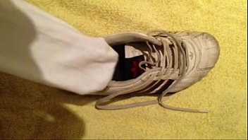 Preview 2 of Mom Sluted By Me - spitting and cumming on adidas shoes