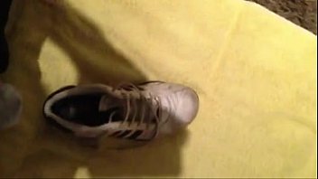 Preview 3 of Mom Sluted By Me - spitting and cumming on adidas shoes
