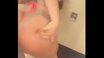 Preview 2 of Goth Teen Jerks Big Cock Off - hot ass twerk