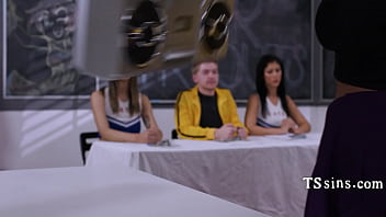 Preview 1 of Punjabi Sikh Fuck - Trans Cheerleaders Audition Makes Everyone Wet (Trans On Female)