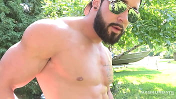 Preview 3 of Mom Milf Ann - Sexy Zack Lemec Solo Outdoor Jerk On Motorcycle - Maskurbate
