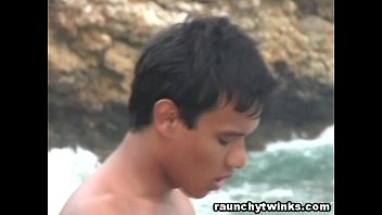 Preview 2 of Granny Huge Anal Dildo - Sean With His Hot Boyfriend Seaside Fucking
