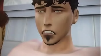 Preview 3 of Andhra Teen Sex - X Sims 4 she make him explode and destroy Brent dick