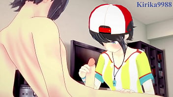 Preview 3 of Johnny Sins Erotic Fuck - Houshou Marine and Oozora Subaru intense sex. - Hololive VTuber Hentai