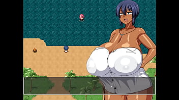 Preview 2 of Asa Akira Lezbiyen Sex - Tanned Girl Natsuki [ HENTAI Game ] Ep.30 huge orgasm while having her ass spanked and licked !