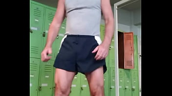 Preview 1 of Cum On Hair Japanese - Pervy PapiFachero loves stripping down and taking a shower after a good sweaty workout! #gymshorts #gymbulge #gym #gymlif ...