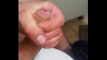 Preview 3 of Zon Doll - guy cumming in public toilet
