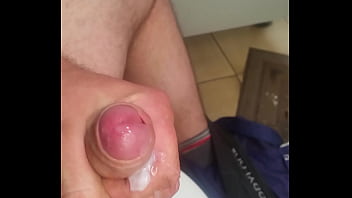 Preview 4 of Zon Doll - guy cumming in public toilet