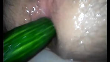 Preview 3 of Xxx Big Pusy - Anal playing with a cucumber
