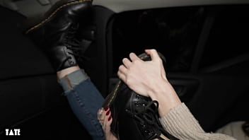 Preview 1 of Xxx Hory - dogging risky car sex with COLLEGE slut