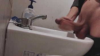 Preview 2 of Mom And Son 16 Years Old Sex - I rest my BALLS on the sink getting my COCK ready for a HUGE CUMSHOT