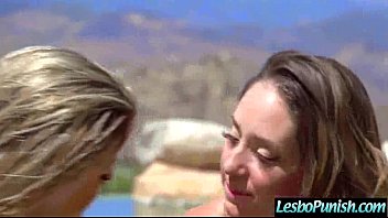 Preview 4 of Dating Sluts - Hard Lez Scene Between Mean Girls Punished With Dildos video-03