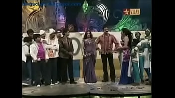 Preview 3 of Two Mules - meena exhibiting her deep navel in stage