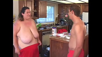Preview 1 of Poto Six Mom And Son - Fat Beach Patrol (Volume #1,  Scene #4)