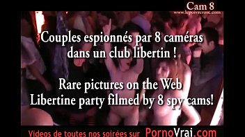 Preview 1 of Girl As Train - Part 19 Spycam Camera espion private party ! Les Bulles