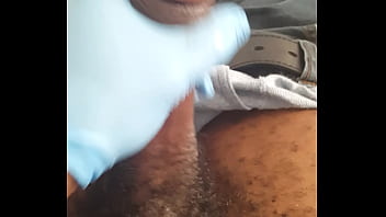 Preview 2 of Jammu Nara Gupta Blue Film - Latex Gloves &amp_ Bare Feet nutt... (fan request)