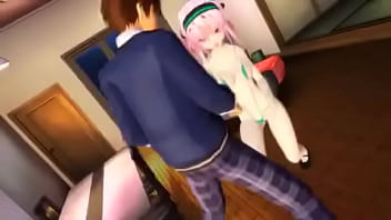 Preview 2 of Big Cock With Virginity - MMD-Ballbusting-Marching-Knees-String-Bikini