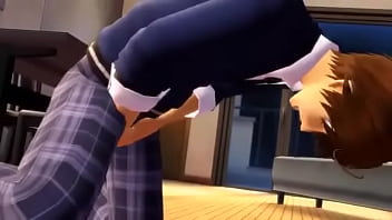 Preview 4 of Big Cock With Virginity - MMD-Ballbusting-Marching-Knees-String-Bikini