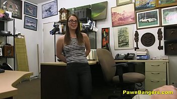 Preview 2 of Teacharmms - Desperate Brunette Teen Takes Cock In Her Mouth And Pussy For Cash