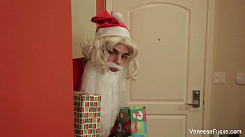 Preview 1 of Cock Wedge Trample - Vanessa Cage is Naughty Santa&#039_s Helper