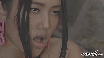 Preview 2 of 2 Aleska - Petite Babe May Thai Creampied At The Spa