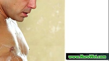 Preview 2 of Jillian Jensen Sex - Nuru Masseuse Gives Wet Blowjob with Happy Ending 15