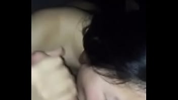 Preview 2 of Hayden And Brother - Justine Lim sucks white cock