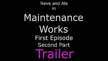 Preview 1 of Black Mother Anal - Maintenance Works - Pantyhose Foot Domination Trailer