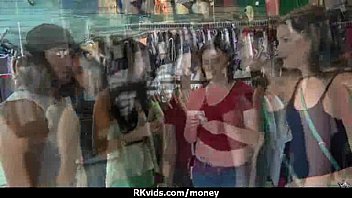 Preview 2 of Very Painfull Teen Defloration - These horny amateurs know that money talks 6