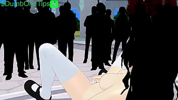 Preview 4 of Punish Fgirl - Blake public masturbation (RWBY)