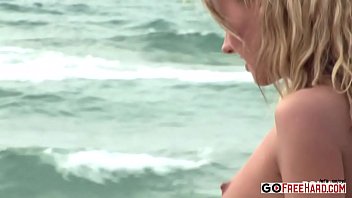 Preview 3 of Penis And Vagina - Zuzana Z. It&#039_s getting nippy on the beach