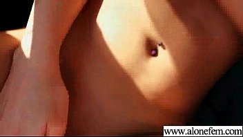 Preview 4 of Porno Estados Unidos - Nasty Alone Girl Masturbates With Crazy Things clip-06