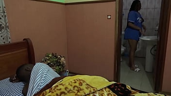 Preview 1 of Www Xxx Dot Com In - Like waking up in the morning with my very horny neighbor,  we fuck standing in the kitchen at the beginning like in a film in Cameroon in black Africa