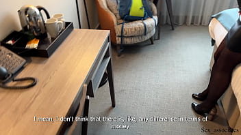 Preview 1 of Insid Girl - Sharing a bed with a coworker ended up with an unexpected ass fuck.