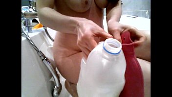 Preview 1 of Kitchen Baby Hotmom - UK sexy teen amateur milk enema-webcamheat.com
