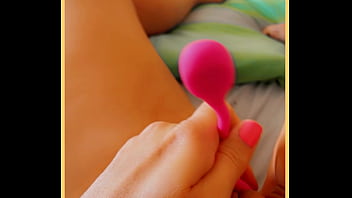 Preview 4 of Japanese Mom Angry Son - Wife teases her shaved pussy with her toy
