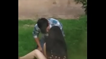 Preview 1 of Jinx Maze Cute - cachada en el patio de la universidad part 1