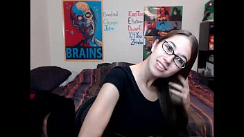 Preview 1 of Fuck Y Sleeping - girl alexxxcoal flashing boobs on live webcam  - 6cam.biz