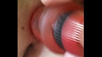 Preview 1 of Casal Amador Boquete - Wife masturbating with her big dildo