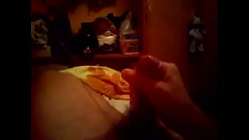 Preview 4 of Voluptuous Latina Babe Creampie - Housband jerking off watching his wife videos