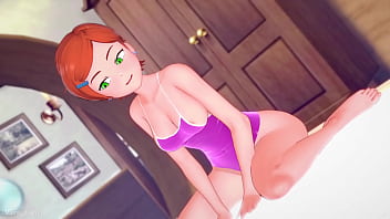 Preview 1 of Maki Horuguci - Gwen queria jugar con una polla pero acaba cubierta de amor (hentai) (sin censura) (versi&oacute_n adulta)